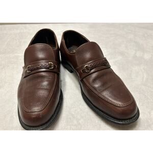 Executive Imperials Men’s Shoes Size 7 C Brown Leather Loafers Slip On Vintage